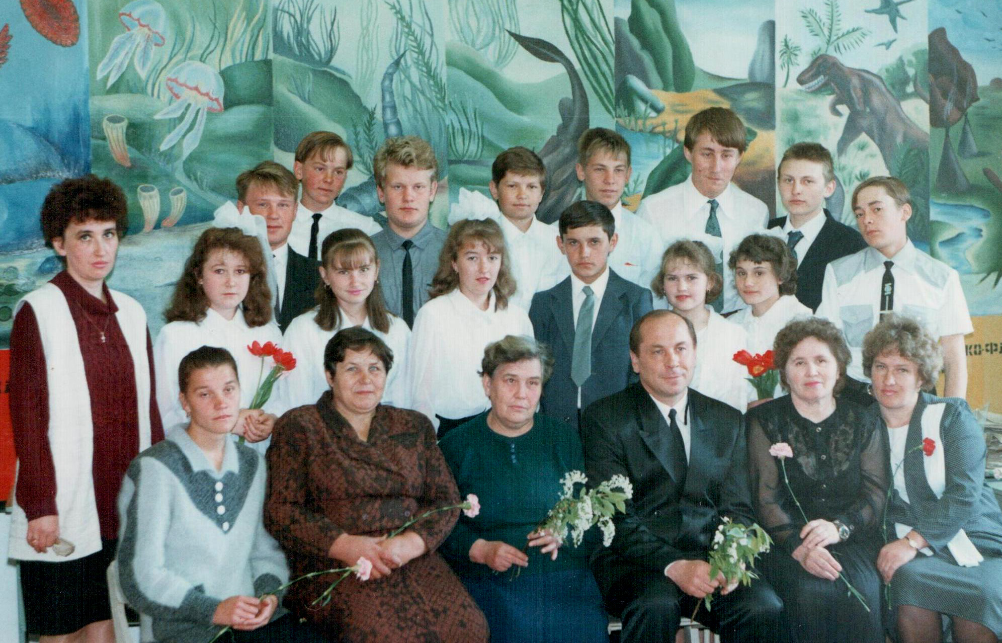 Коллектив школы 90-х гг.